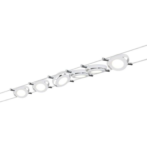 Paulmann RoundMac LED system linkowy DC 6x4W Biały Mat 230V/12V DC 36VA Metal