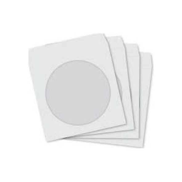 Herlitz KOPERTY NA CD/DVD SK (SAMOKLEJĄCE) Z OKIENKIEM BIAŁE 1000 SZTUK
