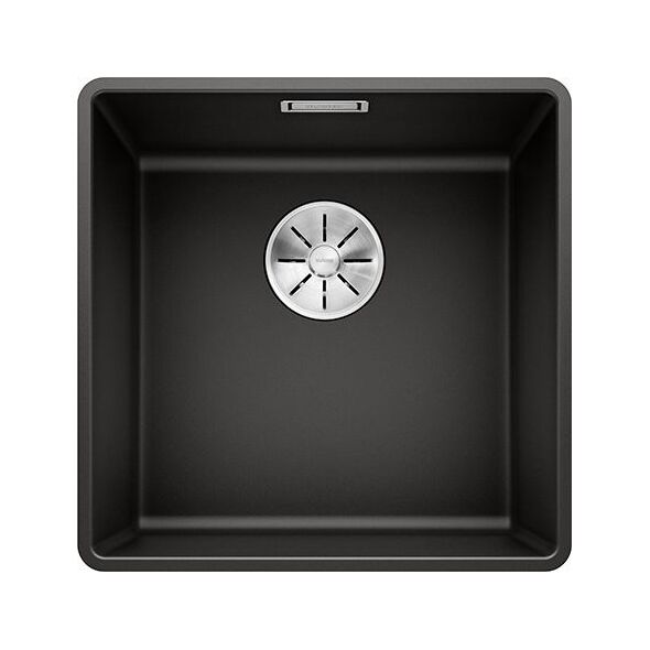 Zlewozmywak Blanco Subline 400-F Silgranit czarny z korkiem InFino (525988)