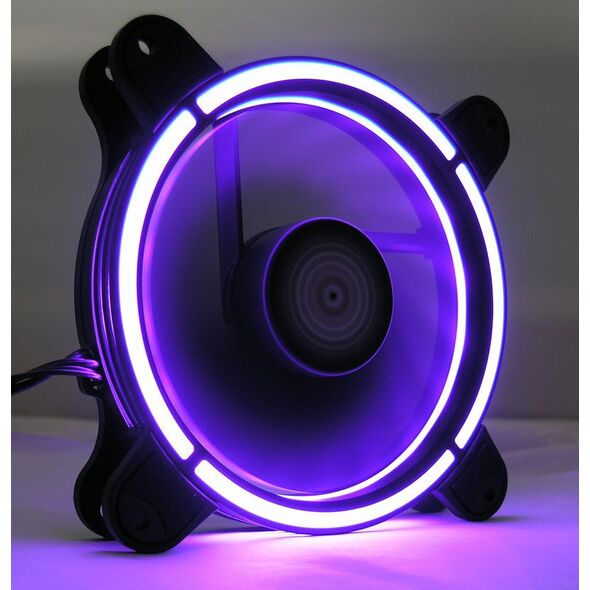 Wentylator LC-Power 120 mm RGB 2-pack + Pasek LED + Hub + Pilot (LC-CF-RGB-COMBO)