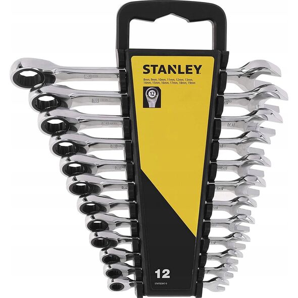 Stanley Klucze pł-ocz.z grzech.8-19mm 12szt