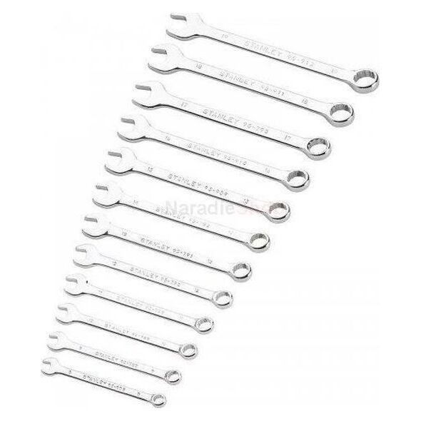 Stanley Klucze pł-ocz.z grzech.8-19mm 12szt