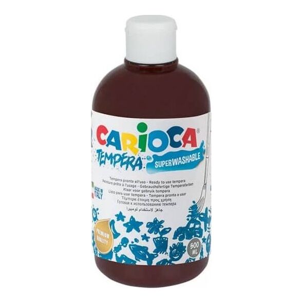 KW Trade Farba Tempera Carioca brązowa 500 ml
