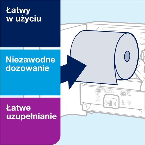 Tork Tork Matic - Dozownik Image z sensorem do ręczników w roli - Srebrny