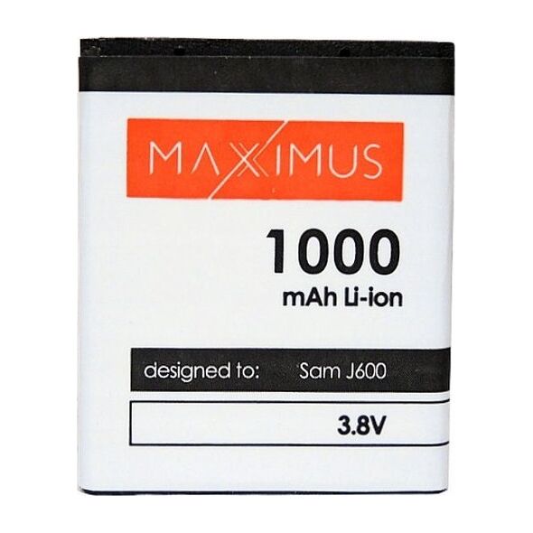 Bateria Maxximus BAT MAXXIMUS SAM J600 1000mAh Li-ion AB483640BU