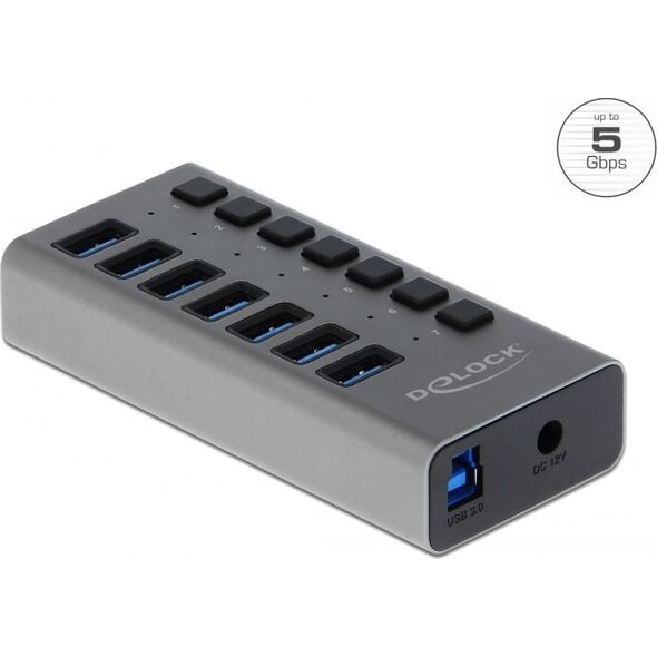 HUB USB Delock 7x USB-A 3.0 (63669) 9658732 4043619636693