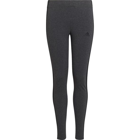 Adidas Legginsy adidas 3S Leg Jr HB7937 HB7937 szary 140 cm