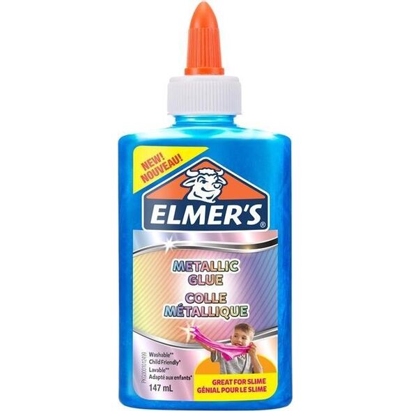 Elmers Elmers metaliczny klej PVA zmywalny niebieski 147ml, 2109503