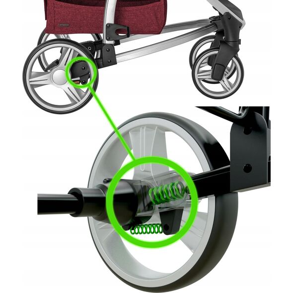 Wózek Carrello Wózek dziecięcy spacerowy CARRELLO Vista Red