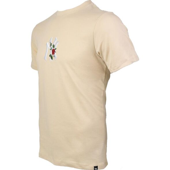 47 Brand 47 Brand MLB New York Yankees Emb Backer Southside Tee 549815 Beżowe S