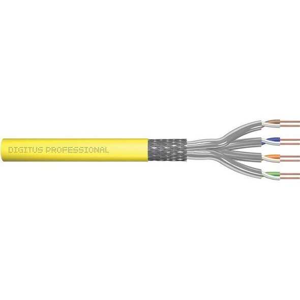 Digitus Kabel teleinformatyczny S/FTP kat.7A LS0H drut żółty B2ca DK-1745-A-VH-5 /500m/
