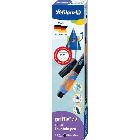 Pelikan Pióro wieczne Griffix Neon Black