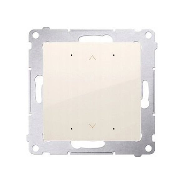 Kontakt-Simon Lokalny sterownik roletowy Kontakt-Simon Simon 54 DEZ1L.01/41 z automatyczną kalibracją i programowalną pozycją ulubioną kremowy