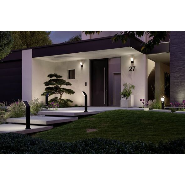Paulmann Oprawa Słupkowa ADYA LED IP44 10W 750lm 3000K 230V Ciemny Szary/ Alu
