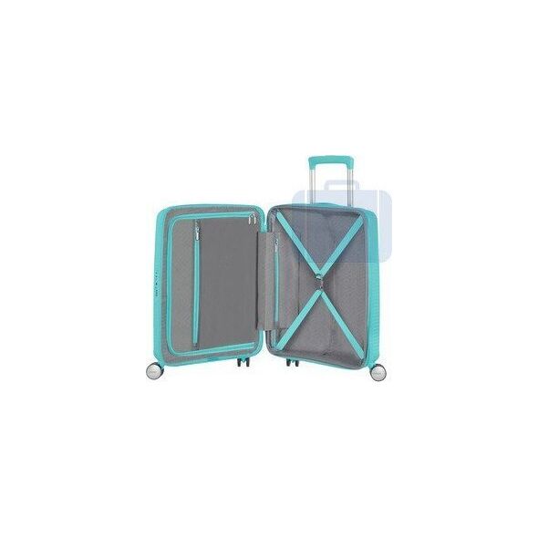 American Tourister Mała walizka kabinowa AMERICAN TOURISTER SOUNDBOX 88472 Turkus