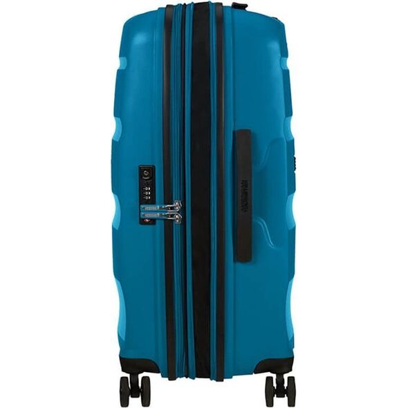 American Tourister Średnia walizka AMERICAN TOURISTER BON AIR DLX 134850 Niebieska