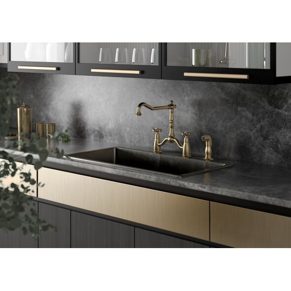 FDesign Uchwyt 1-hakowy Lacrima 5.5 cmcm stary brąz  (FD6-LRA-07-66)