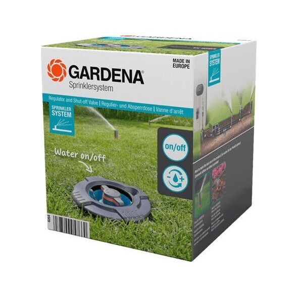 Gardena Gardena Sprinklersystem Regulating and Shut-off Box, Regulating Valve (grey)