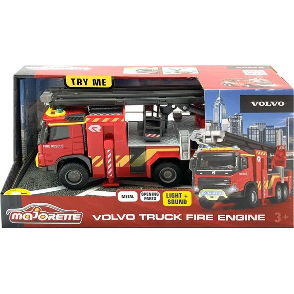 Majorette Pojazd Straż pożarna Volvo światło/dźwięk