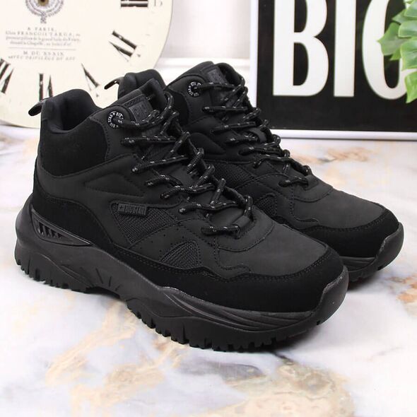 Big Star Buty sportowe damskie wysokie czarne Big Star KK274356 36