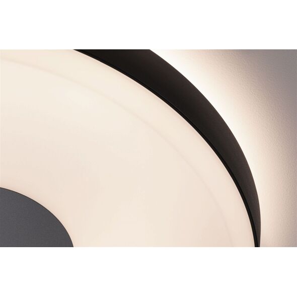 Lampa sufitowa Paulmann Plafon LED Puric 22W 400 mm ściemnialna 3-Step czarny/szary 230V met