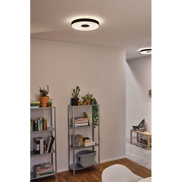 Lampa sufitowa Paulmann Plafon LED Puric 22W 400 mm ściemnialna 3-Step czarny/szary 230V met