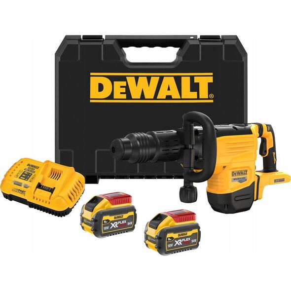Dewalt 54v xr flexvolt młot wyburzeniowy sds-max 10kg 2 x 9ah