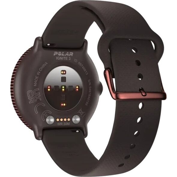Zegarek sportowy Polar Ignite 3 Brązowo-miedziany  (IGNITE 3 BRN/COP S-L)