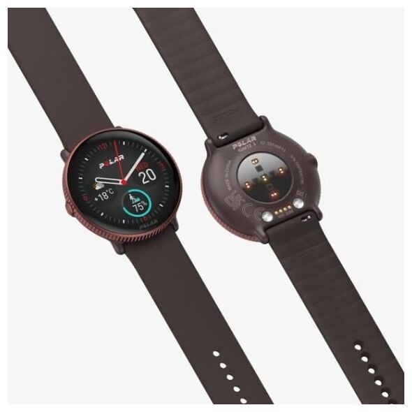 Zegarek sportowy Polar Ignite 3 Brązowo-miedziany  (IGNITE 3 BRN/COP S-L)
