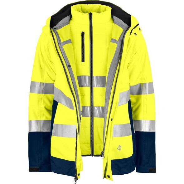 Projob Kurtka Odblaskowa ProJob 6446 3in1 Yellow/Navy 12360740 7316220647516