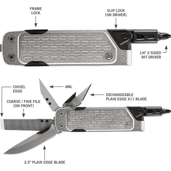 Gerber Multitool LockDown Drive Silver Blister 4L