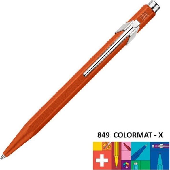 Caran d`Arche Długopis CARAN D'ACHE 849 Colormat-X, M, pomarańczowy