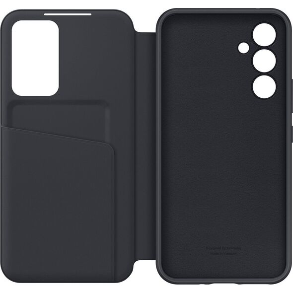 Samsung Samsung Smart View Wallet Case etui Samsung Galaxy A54 5G pokrowiec z inteligentną klapką okienkiem portfel na kartę czarne (EF-ZA546CBEGWW)