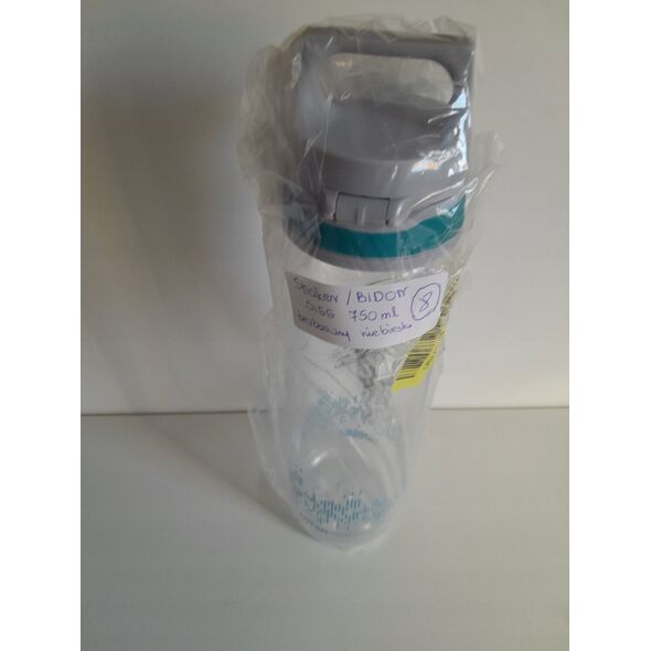 SIGG SIGG drinking bottle Total Clear One MyPlanet "Aqua" 0.75L (transparent/light blue, one-hand closure ONE)