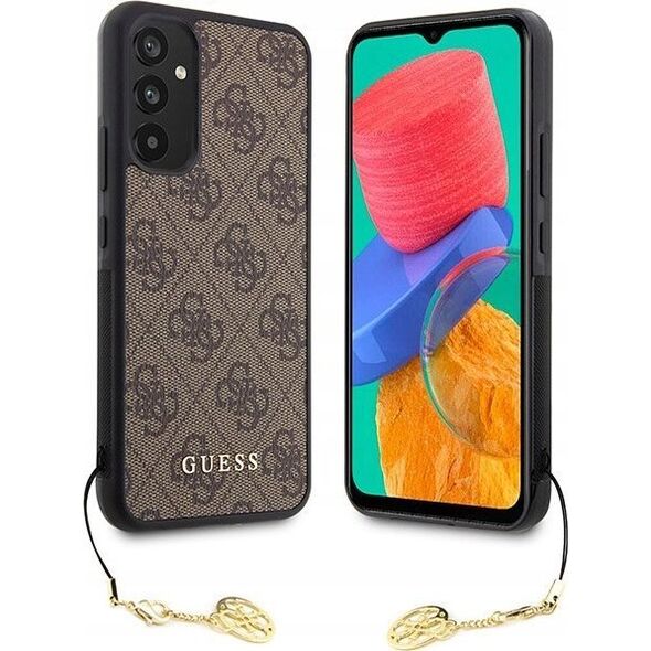 Guess Etui Guess GUHCSA34GF4GBR Samsung Galaxy A34 5G brązowy/brown hardcase 4G Charms Collection