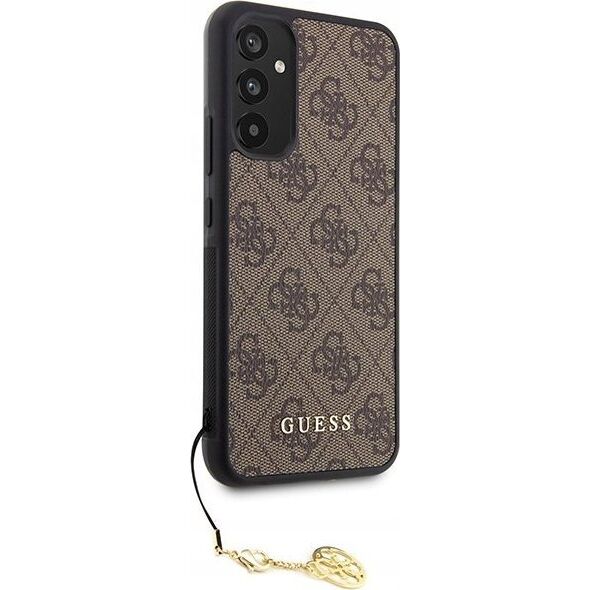 Guess Etui Guess GUHCSA34GF4GBR Samsung Galaxy A34 5G brązowy/brown hardcase 4G Charms Collection