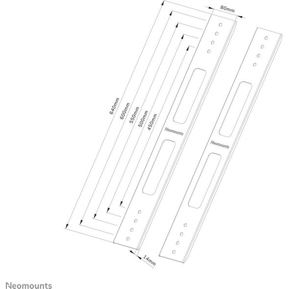 Neomounts TV SET ACC VESA EXTENSION KIT/AWL-250BL16 NEOMOUNTS