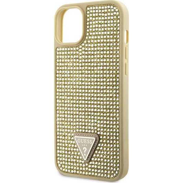 Guess Etui Guess GUHCP14SHDGTPD Apple iPhone 14 złoty/gold hardcase Rhinestone Triangle