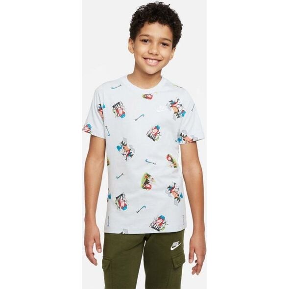 Nike Koszulka Nike Sportswear Tee AOP Jr DQ3856-471