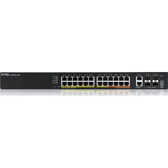Access Point ZyXEL Punkt dostępu L3 24 porty PoE,10GbE RJ-45, 4 porty 10GbE SFP+ XGS2220-30HP-EU0101F