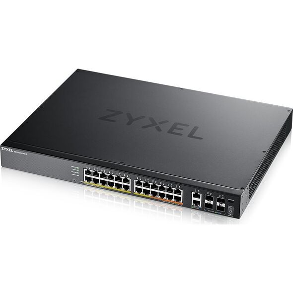 Access Point ZyXEL Punkt dostępu L3 24 porty PoE,10GbE RJ-45, 4 porty 10GbE SFP+ XGS2220-30HP-EU0101F
