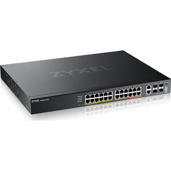 Access Point ZyXEL Punkt dostępu L3 24 porty PoE,10GbE RJ-45, 4 porty 10GbE SFP+ XGS2220-30HP-EU0101F