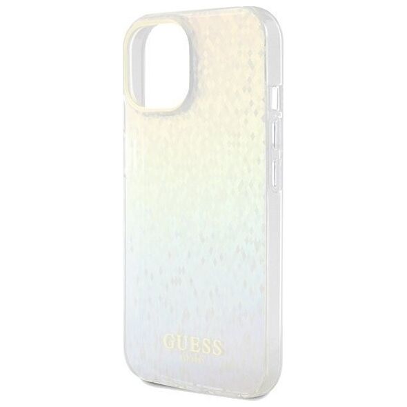 Guess Guess GUHCP14SHDECMI iPhone 14 / 15 / 13 6.1" wielokolorowy hardcase IML Faceted Mirror Disco Iridescent