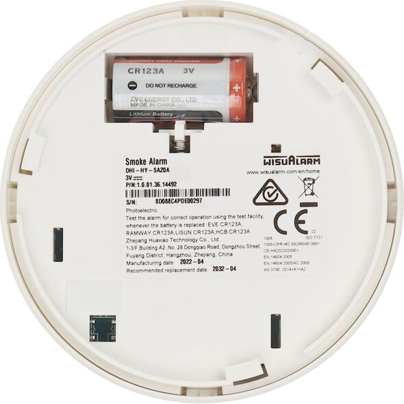 Dahua Technology Samodzielny detektor dymu WISUALARM by Dahua HY-SA20A