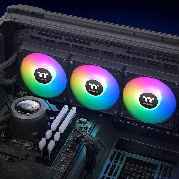 Chłodzenie wodne Thermaltake Thermaltake TH280 V2 Ultra EX ARGB CPU All-In-One Liquid Cooler, water cooling (black)