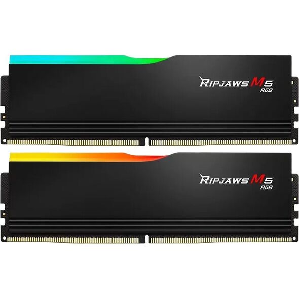 Pamięć G.Skill Ripjaws M5 RGB, DDR5, 32 GB, 6400MHz, CL36 (F5-6400J3648F16GX2-RM5RK)
