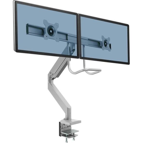 Fellowes Uchwyt biurkowy na 2 monitory do 32" Eppa z listwą (9909201)