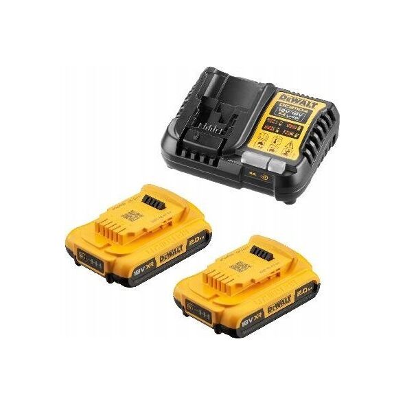 Dewalt DEWALT ŁADOWARKA DCB1104 +2x2,0Ah DCB1104D2