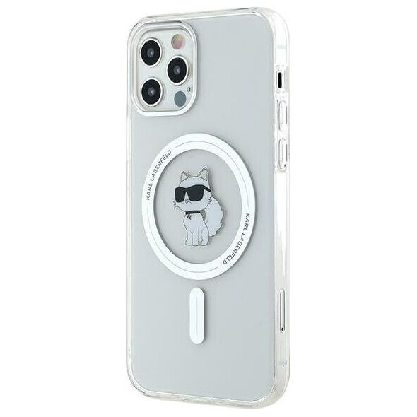 Karl Lagerfeld Karl Lagerfeld KLHMP12MHFCCNOT iPhone 12/12 Pro 6.1" przezroczysty/transparent hardcase IML Choupette MagSafe