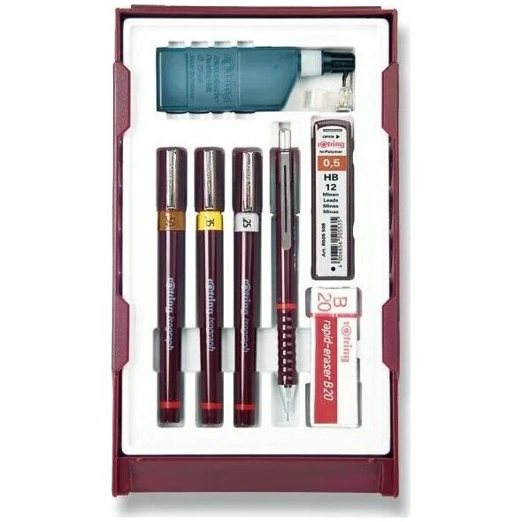 Rotring ROTRING isograph College Set - 3er Satz   0,25 / 0,35 / 0,5